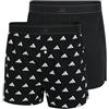 adidas Herren Unterwäsche Boxershorts 2er Pack Boxer (2pk) -Active Woven Intimo, Black_4am013, M Uomo