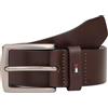 Tommy Hilfiger Uomo Cintura Denton 4,0 cm Cintura in Pelle