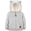Simple Joys by Carter's Hooded Sweater Jacket with Sherpa Lining Giacca di Pile Bimbo 0-24 (Pacco da 1)