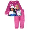 Disney Pigiama da Principessa per Bambina, Completo Comodo ed Elegante per Bambina, Design, Grigio, 6 Anni