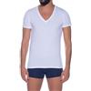 Hom Uomo Supreme Cotton Tee-Shirt V Neck (col V) Camicia Not Applicable, Bianco (Blanc 0003), XX-Large (Taglia Produttore: 2XL)