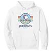 Peanuts Snoopy Woodstock, Altalena da Golf Vintage Estiva dei Peanuts, Stile retrò Felpa con Cappuccio, Unisex per Adulti, Bianco, M