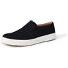 Amazon Essentials Sneaker Slip-On Uomo, Bianco Nero, 39.5 EU