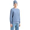 Armani Exchange Felpa da Uomo Wool Mix with Grid Details, Pietra focaia, L