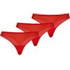 Teyli Perizoma da Donna in Rete, Confezione da 3 Pezzi, Rosso, L, Colore: Rosso, L