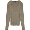 VERO MODA Vmwillow Pointelle LS U-NCK-Pullover Boo Donna