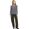 Armor-lux Armor Lux Marinière lesconil Femme, Felpa Donna, Multicolore (Bi8 Rich Navy/Blanc Bi8), 48 (Taglia Produttore: 4)