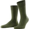 FALKE Teppich Im Schuh M So lana tinta unita 1 paio, Calzini Uomo, Verde Herb 7754, 43-44