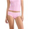 Sloggi - Go Sense - Hipster - Confezione da 2 Pezzi, Rosa Floreale, M