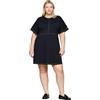 Tommy Hilfiger CRV Global STP Stitch F&f Drs SS Ww0ww43413 Vestito a Ruota Donna (Pacco da 1)