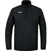 JAKO Rainzip Team Felpa con Zip per Tutte Le Stagioni, Nero, XL Uomo