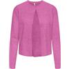 ONLY Onlloyal Life LS One Button Card Knt Nca, Super Rosa, L da Donna, Rosa carico, L