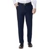 Haggar Pantaloni da Uomo Premium Comfort Slim Fit Flat Front, Nero, 34W x 29L