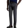 Haggar Men's Premium No Iron Straight Fit Invisible Flex Waist Plain Front Pant, Dark Grey, 38x32