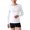 Damart T-Shirt con Scollo Tondo in Thermolactyl, Filato Classico, Maniche Lunghe Bianco M