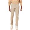 Amazon Essentials Pantaloni Casual Chino Elasticizzati dal Taglio Classico Uomo, Tan, 32W / 34L