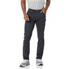 Amazon Essentials Pantaloni in Twill Elasticizzati con 5 Tasche Slim Uomo, Carbone, 34W / 31L