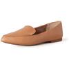 Amazon Essentials Mocassini Bassi Donna, Cammello Finta Pelle, 42 EU Larga