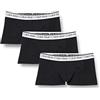 Calvin Klein Uomo Pantaloncini Boxer Vita Bassa Confezione da 3 Intimo, Nero (Black W/White WB), L