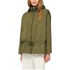 Geox Giacca Parka W Bulmya Donna, Verde oliva bruciato., 38 EU