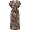 ONLY Onlzilla Adele Life SS Long Dress Wvn, Nero, XS