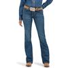 Wrangler Jeans in Stile rétro a Vita Media, Elasticizzati Bootcut - Blu - 7W x 36L