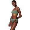 Tommy Hilfiger Top Bikini a Bralette Donna Non Imbottito, Multicolore (Stonewash Green), XS