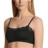 Calida Etude Toujours - Bustino da Donna in Cotone Supima di Alta qualità, con Cordoncino, Nero, 40-42