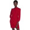 TRENDYOL Bindung Von Kleid Vom Roten Hals Abito Casual, Colore: Rosso, 48 Donna