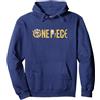 One Piece Spilla da Gamba Nera di One Piece Sanji Anime Felpa con Cappuccio, Unisex per Adulti, Navy, L