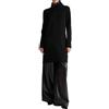 United Colors of Benetton Vestito 1444DV02F, Nero, M Donna