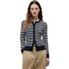 Tommy Hilfiger Co Cable C-Nk Cardigan Ww0Ww43329 Cardigan Maglione, Blu (Dark N Navy/Ivory Petal Breton STP), S