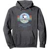 Peanuts Snoopy Woodstock, Altalena da Golf Vintage Estiva dei Peanuts, Stile retrò Felpa con Cappuccio, Unisex per Adulti, Grigio Scuro, XXL