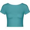 Sloggi Zero Feel 2.0 Crop Top Quiet Turquoise, Turchese, S