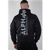 Alpha Industries MA-1 ZH Giacca bomber con stampa sul retro per uomo Black/Reflective