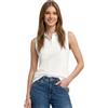 Street One Top in Struttura a Costine con Colletto Polo off White 44