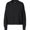 Pieces PCCHILLI LS Sweat Noos BC Maglia di Tuta, Black, L Donna