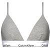 Calvin Klein Donna Reggiseno a Bralette Triangle Imbottitura Estraibile, Grigio (Grey Heather), XL