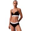 Calvin Klein Donna Reggiseno Push-up Plunge Imbottito, Nero (Black), 3B