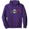 Mademark Need for Speed Cars Racing - Tachimetro Grafico Felpa con Cappuccio, Unisex per Adulti, Viola, M