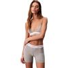 Calvin Klein Donna Pantaloncini Hipster Boxer Brief con Fascia con Logo, Grigio (Grey Heather), XS