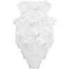 Simple Joys by Carter's, per bambini, Body a maniche corte, confezione da 8 ,Infradito colorati estivi, con finte perline ,Preemie