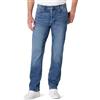Amazon Essentials Jeans Leggermente Elasticizzati vestibilità Dritta Uomo, Blu Medio Colorato, 30W / 28L