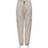 Only Pantaloni Cargo da Donna ONLCASHI a Vita Alta, Taglio Normale, Pantaloni Cargo, Chateau Gray., (L) W x 32L