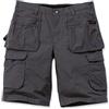 Carhartt, Short cargo da lavoro multitasche Rugged Flex® in tessuto Ripstop, Relaxed Fit Uomo, Shadow, W31