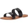 Amazon Essentials Sandalo Slip-on a Punta Aperta con Due Cinturini Donna, Confezioni Multiple