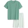 CALIDA Kids Set di Pigiama, Creme De Menthe, 164-170 Bambini e Ragazzi
