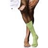 FALKE No. 9 M So cotone filo di Scozia tinta unita 1 paio, Calzini Uomo, Verde Lemon 7498, 43-44