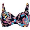 Rosa Faia Bikini da Donna Luna Big Cup, Multicolore, 38 / G