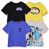 Amazon Essentials T-Shirt a Maniche Corte Bambini e Ragazzi, Confezione da 4, Logo di Batman, 11-12 Anni